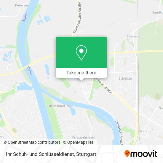Ihr Schuh- und Schlüsseldienst map