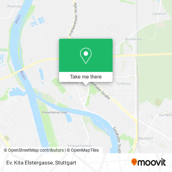 Карта Ev. Kita Elstergasse