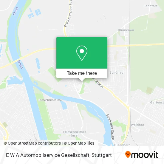 Карта E W A Automobilservice Gesellschaft