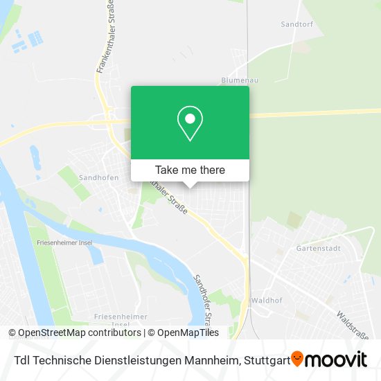 Tdl Technische Dienstleistungen Mannheim map