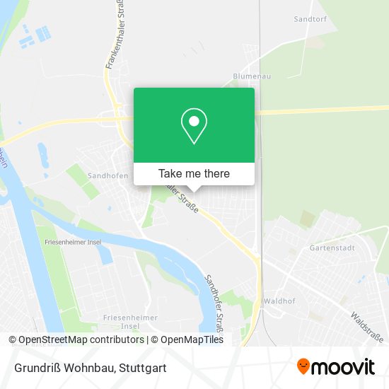 Grundriß Wohnbau map