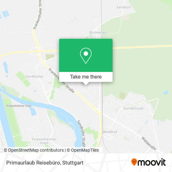 Карта Primaurlaub Reisebüro