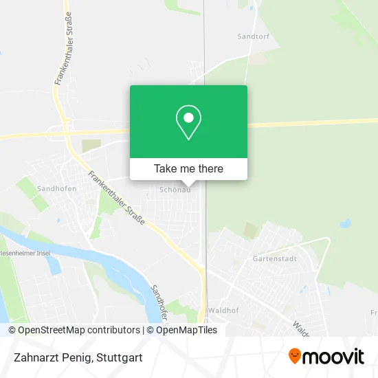 Карта Zahnarzt Penig