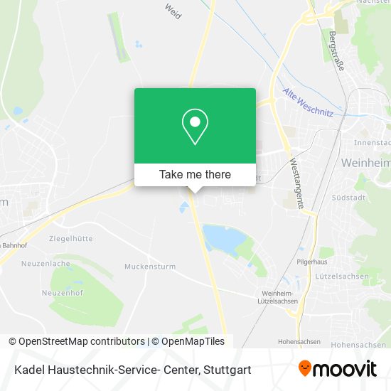 Kadel Haustechnik-Service- Center map