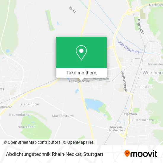 Карта Abdichtungstechnik Rhein-Neckar