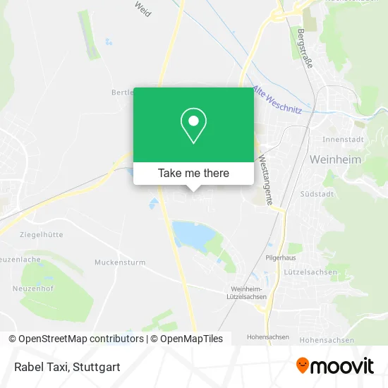 Карта Rabel Taxi