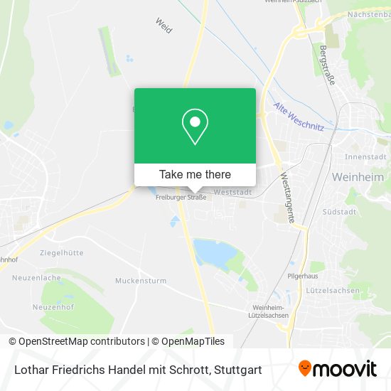 Lothar Friedrichs Handel mit Schrott map