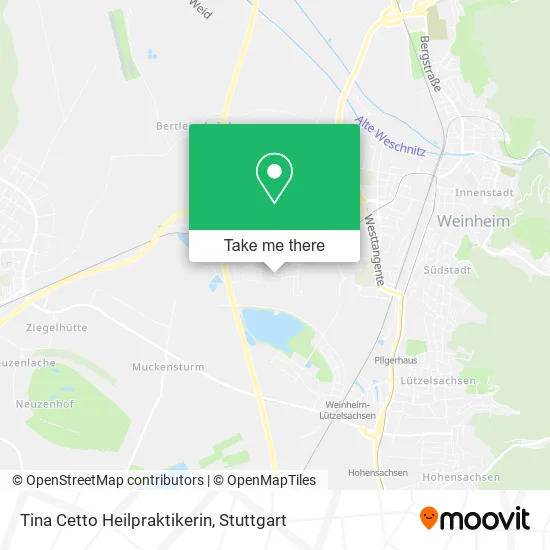 Карта Tina Cetto Heilpraktikerin