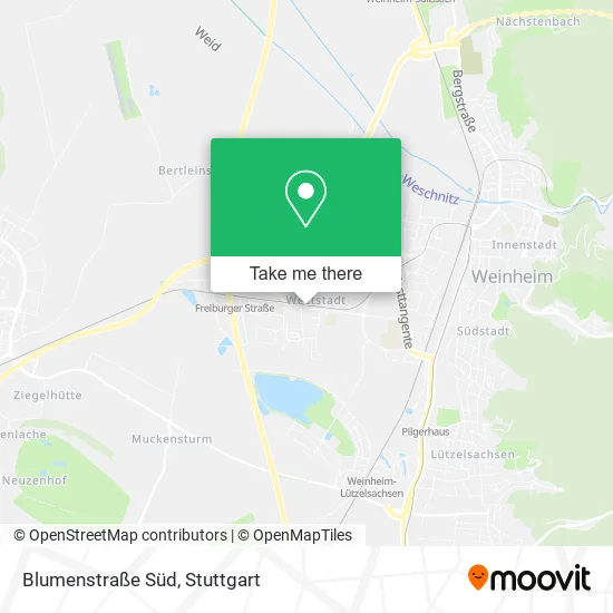 Карта Blumenstraße Süd