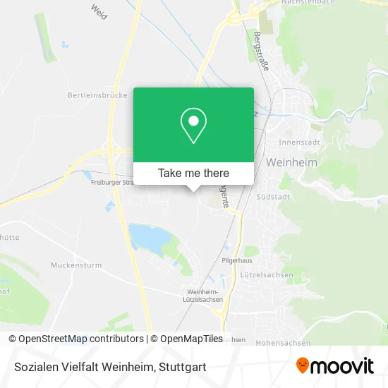 Карта Sozialen Vielfalt Weinheim