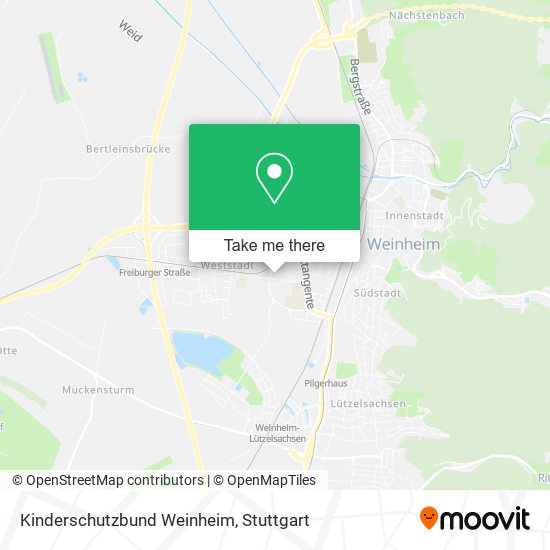 Kinderschutzbund Weinheim map