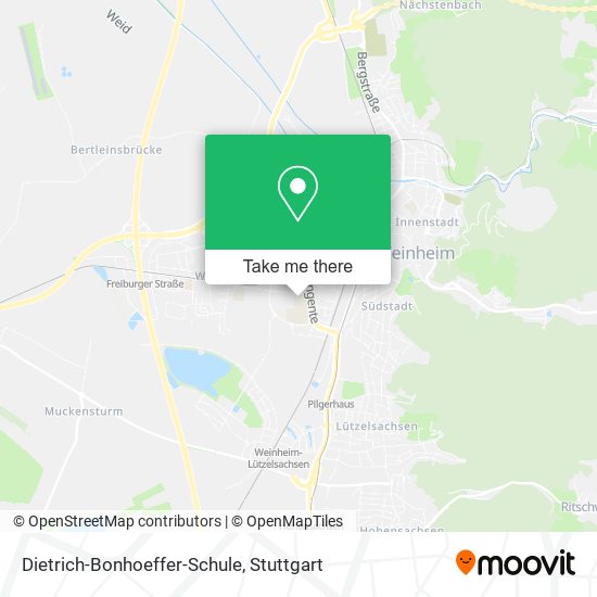 Dietrich-Bonhoeffer-Schule map