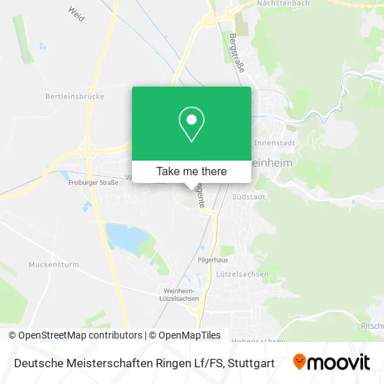 Карта Deutsche Meisterschaften Ringen Lf / FS