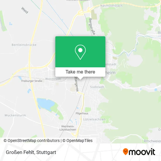 Карта Großen Fehlt