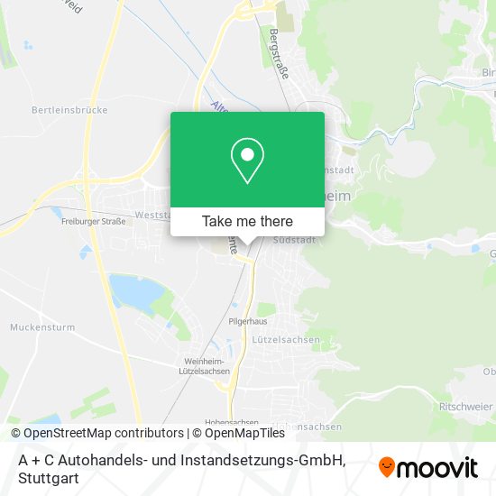 Карта A + C Autohandels- und Instandsetzungs-GmbH
