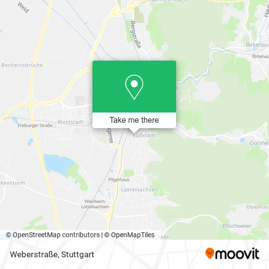 Карта Weberstraße
