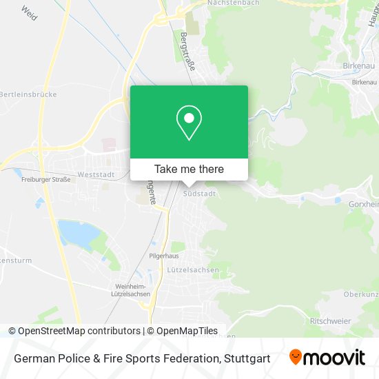 Карта German Police & Fire Sports Federation