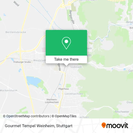 Карта Gourmet Tempel Weinheim