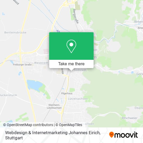 Карта Webdesign & Internetmarketing Johannes Eirich