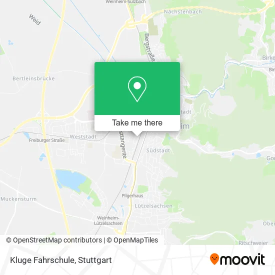 Карта Kluge Fahrschule