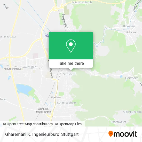 Карта Gharemani K. Ingenieurbüro