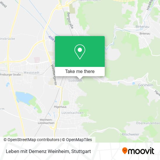 Leben mit Demenz Weinheim map