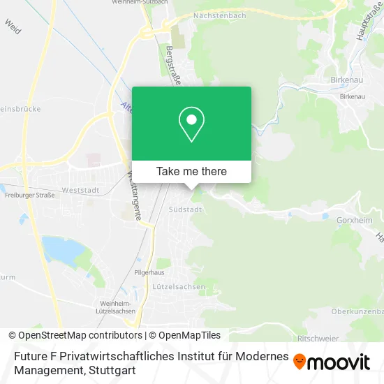 Карта Future F Privatwirtschaftliches Institut für Modernes Management