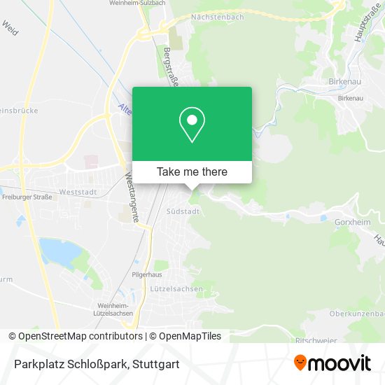 Parkplatz Schloßpark map