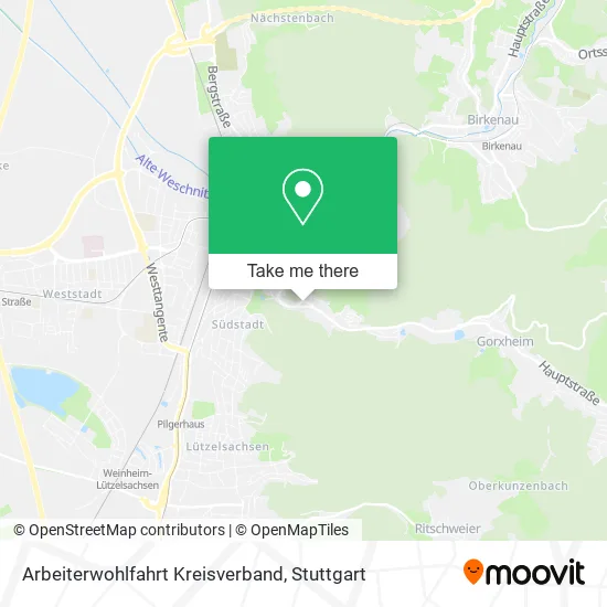 Arbeiterwohlfahrt Kreisverband map
