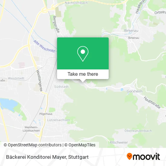 Карта Bäckerei Konditorei Mayer