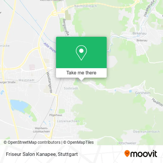 Карта Friseur Salon Kanapee