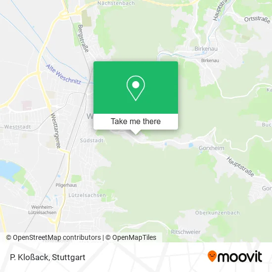 Карта P. Kloßack