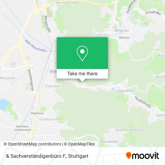 & Sachverständigenbüro F. map