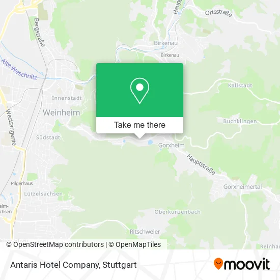 Карта Antaris Hotel Company