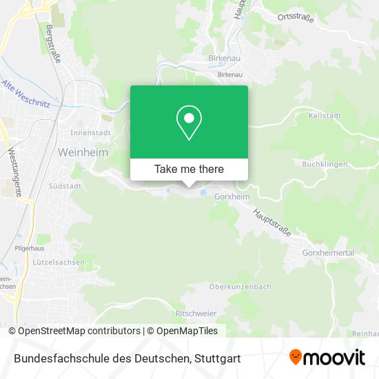 Bundesfachschule des Deutschen map