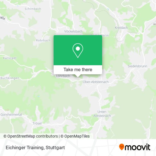 Eichinger Training map