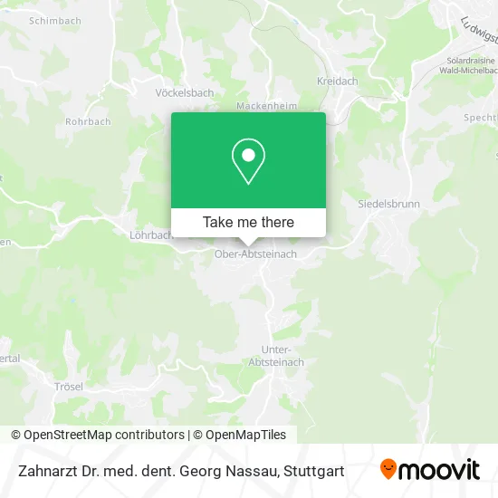 Карта Zahnarzt Dr. med. dent. Georg Nassau