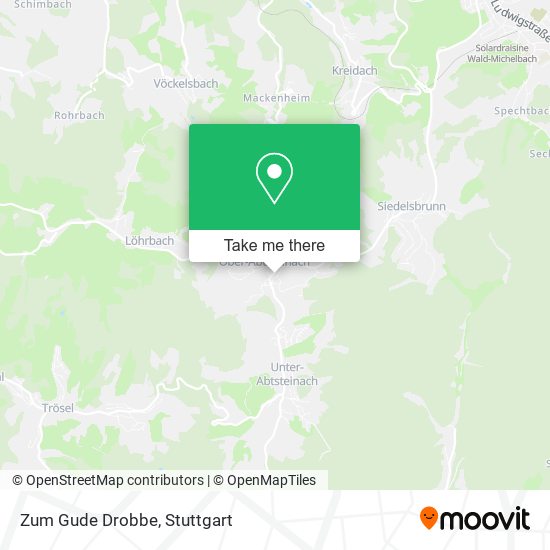 Карта Zum Gude Drobbe