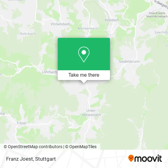 Franz Joest map