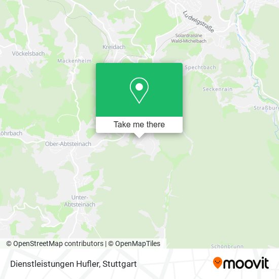 Dienstleistungen Hufler map