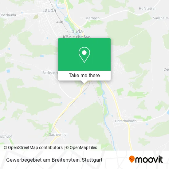 Карта Gewerbegebiet am Breitenstein