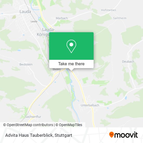 Advita Haus Tauberblick map