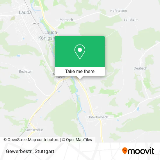 Карта Gewerbestr.