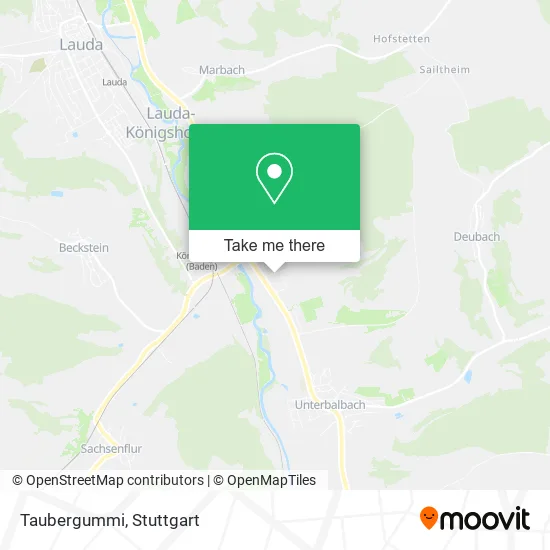 Карта Taubergummi