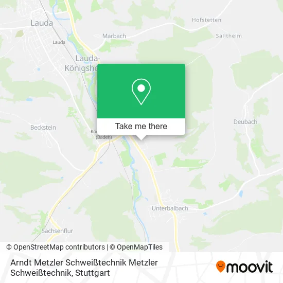 Карта Arndt Metzler Schweißtechnik Metzler Schweißtechnik