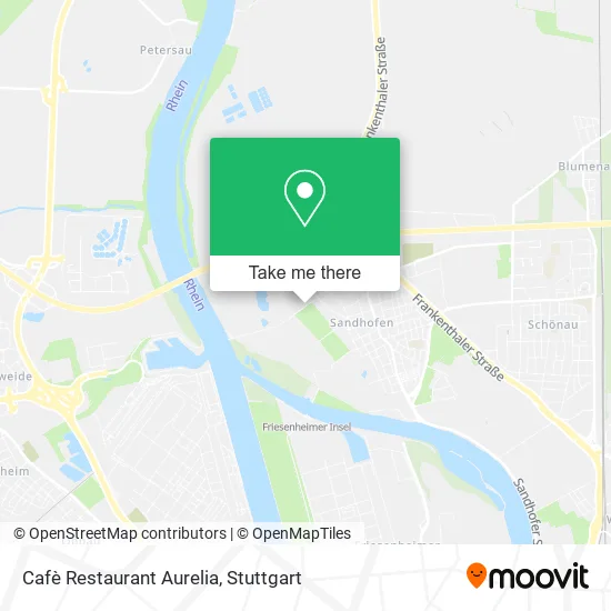 Карта Cafè Restaurant Aurelia