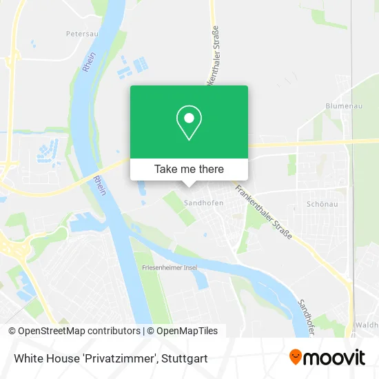Карта White House 'Privatzimmer'