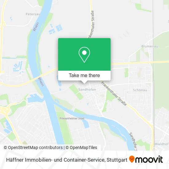 Карта Häffner Immobilien- und Container-Service