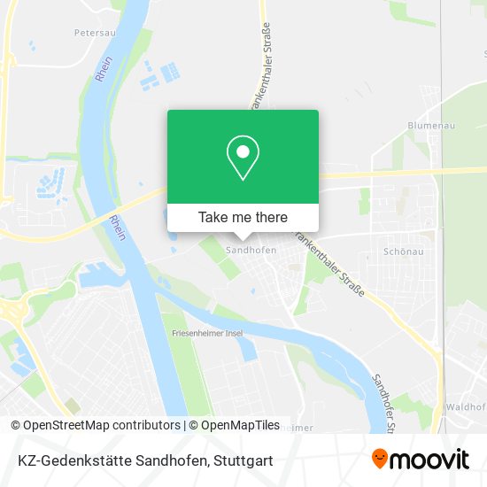 KZ-Gedenkstätte Sandhofen map