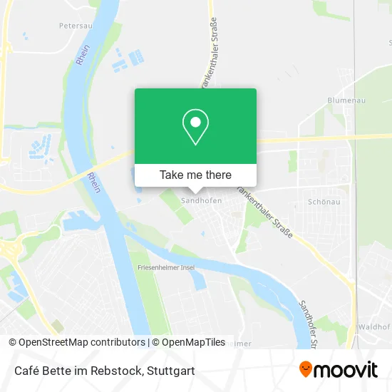 Карта Café Bette im Rebstock